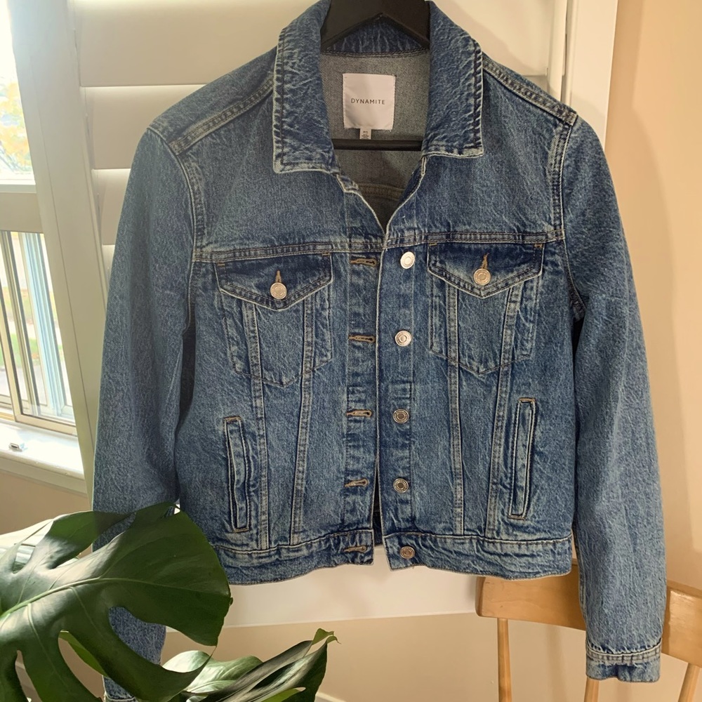 Dynamite oversized denim jacket